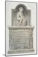 Stone Relief, Newgate Street, City of London, 1820-null-Mounted Giclee Print