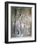 Stone Relief of Sargon I Standing before a Tree of Life, 24th-23rd Century Bc-null-Framed Giclee Print