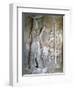 Stone Relief of Sargon I Standing before a Tree of Life, 24th-23rd Century Bc-null-Framed Giclee Print