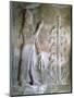 Stone Relief of Sargon I Standing before a Tree of Life, 24th-23rd Century Bc-null-Mounted Giclee Print