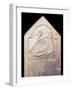 Stone relief showing the British water-goddess Coventina, 2nd century. Artist: Unknown-Unknown-Framed Giclee Print