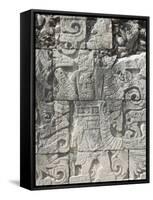 Stone Reliefs in the Great Ball Court, Chichen Itza, Yucatan-Richard Maschmeyer-Framed Stretched Canvas