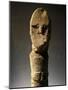 Stone Sculpture Depicting Anthropomorphic Figure-null-Mounted Giclee Print