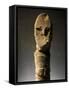 Stone Sculpture Depicting Anthropomorphic Figure-null-Framed Stretched Canvas