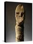 Stone Sculpture Depicting Anthropomorphic Figure-null-Stretched Canvas