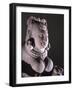 Stone sculpture of a creation goddess, Mauryan, India, 2nd century BC-Werner Forman-Framed Giclee Print