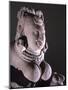 Stone sculpture of a creation goddess, Mauryan, India, 2nd century BC-Werner Forman-Mounted Giclee Print