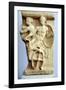 Stone Sculpture of Greek Warriors in a Chariot, C500 Bc-null-Framed Photographic Print