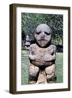 Stone Sculptures, Marae-null-Framed Giclee Print