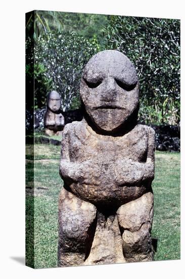 Stone Sculptures, Marae-null-Stretched Canvas