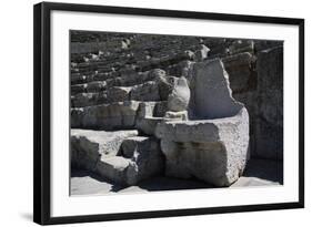 Stone Seat in Roman Theatre, AD 169-177-null-Framed Giclee Print