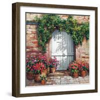 Stone Stairway Petites A-Roger Duvall-Framed Art Print