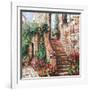 Stone Stairway Petites B-Roger Duvall-Framed Art Print