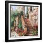 Stone Stairway Petites B-Roger Duvall-Framed Art Print