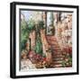 Stone Stairway Petites B-Roger Duvall-Framed Art Print