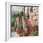 Stone Stairway Petites B-Roger Duvall-Framed Art Print