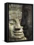 Stone Statuary of Human Faces, Ta Prohm Temple, Angkor, Siem Reap-Eitan Simanor-Framed Stretched Canvas