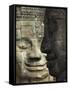 Stone Statuary of Human Faces, Ta Prohm Temple, Angkor, Siem Reap-Eitan Simanor-Framed Stretched Canvas