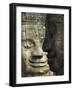Stone Statuary of Human Faces, Ta Prohm Temple, Angkor, Siem Reap-Eitan Simanor-Framed Photographic Print
