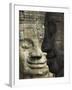 Stone Statuary of Human Faces, Ta Prohm Temple, Angkor, Siem Reap-Eitan Simanor-Framed Photographic Print