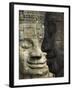 Stone Statuary of Human Faces, Ta Prohm Temple, Angkor, Siem Reap-Eitan Simanor-Framed Photographic Print