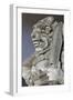 Stone Statue at Entrance of Tanah Lot. Bali Island, Indonesia-Keren Su-Framed Photographic Print