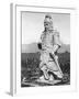 Stone Statue of Chinese General-null-Framed Photographic Print