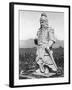 Stone Statue of Chinese General-null-Framed Photographic Print