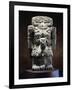 Stone Statue of Coatlicue, Goddess of Fire and Fertility-null-Framed Giclee Print