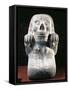 Stone Statue of Goddess of Dead Mictecacihuatl-null-Framed Stretched Canvas