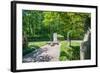 Stone Statues Watching over an Old Tomb in the Gardens of Hangzhou, Zhejiang, China-Andreas Brandl-Framed Photographic Print