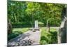 Stone Statues Watching over an Old Tomb in the Gardens of Hangzhou, Zhejiang, China-Andreas Brandl-Mounted Photographic Print