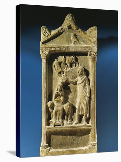 Stone Stela from Dura Europos-null-Stretched Canvas