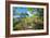 Stone Steps Leading into the Lush Natural Environment with Trees and Blossoms of Tian Mu Shan-Andreas Brandl-Framed Photographic Print