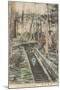 Stone Steps to Nikko Tomb-null-Mounted Art Print