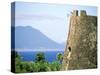 Stone Structure on Coast, Roseau, St. Kitts, Caribbean-David Herbig-Stretched Canvas