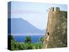 Stone Structure on Coast, Roseau, St. Kitts, Caribbean-David Herbig-Stretched Canvas