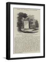 Stone to the Memory of William Rufus, New Forest, Hampshire-null-Framed Giclee Print