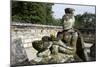 Stone Tomb of Anting Malela Boru Sinaga-Annie Owen-Mounted Photographic Print