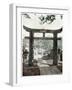 Stone Torii, Suwa Temple, Nagasaki, Japan, 1904-null-Framed Giclee Print