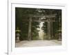 Stone Torii, Tosho-Gu Shrine, Nikko, Central Honshu, Japan-Schlenker Jochen-Framed Photographic Print