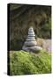 Stone Tower, Pebbles, Moss-Andrea Haase-Stretched Canvas