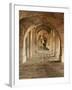 Stone Vaults and Nimbar (Pulpit) in Prayer Hall of Jami Masjid, Mandu, Madhya Pradesh State, India-Richard Ashworth-Framed Photographic Print