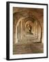 Stone Vaults and Nimbar (Pulpit) in Prayer Hall of Jami Masjid, Mandu, Madhya Pradesh State, India-Richard Ashworth-Framed Photographic Print