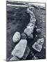 Stone Wall and Cairns, the Arctic Circle, Norway-Walter Bibikow-Mounted Photographic Print