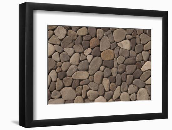 Stone Wall Detail, Turtle Island, Yasawa Islands, Fiji-Roddy Scheer-Framed Photographic Print