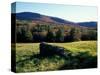 Stone Wall in the Green Mountains, Vermont, USA-Jerry & Marcy Monkman-Stretched Canvas