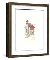 Stone Wall Sound-Lisa Danielle-Framed Art Print