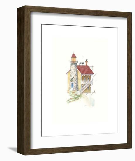 Stone Wall Sound-Lisa Danielle-Framed Art Print