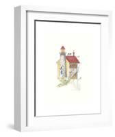 Stone Wall Sound-Lisa Danielle-Framed Art Print